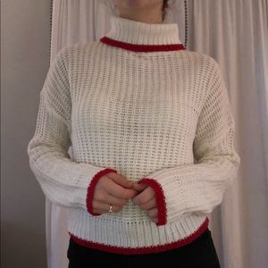 White turtleneck